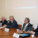 Alfredo Bosi, José Goldemberg, João Steiner, Armando Corbani Ferraz e Carlos Guilherme Mota