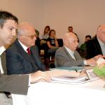 João Sette Whitaker, Fábio Konder Comparato, Jacob Gorender e Gabriel Cohn João Sette Whitaker, Fábio Konder Comparato, Jacob Gorender e Gabriel Cohn