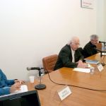 Jorge Machado, Imre Simon, Laymert Garcia dos Santos e Ricardo Abramovay