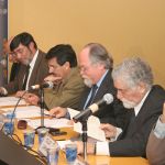 Gabriel Cohn, Alejandro Szanto Toledo, Carlos Azzoni, Jacques Marcovitch, Celso Lafer e César Ades Gabriel Cohn, Alejandro Szanto Toledo, Carlos Azzoni, Jacques Marcovitch, Celso Lafer e César Ades