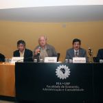 Jacques Marcovitch, Otaviano Canuto dos Santos Filho, César Ades, Carlos Roberto Azzoni e James T. Wright Jacques Marcovitch, Otaviano Canuto dos Santos Filho, César Ades, Carlos Roberto Azzoni e James T. Wright