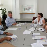 José Aquiles Baesso Grimoni (IEE/USP), Cláudio Sérgio Pannuti (IMT/USP), Antonio Vargas de Oliveira (CENA), Maria Ângela Faggin Pereira Leite (IEB), José Roberto Machado Cunha da Silva (Cebimar) e César Ades (IEA/USP) José Aquiles Baesso Grimoni (IEE/USP), Cláudio Sérgio Pannuti (IMT/USP), Antonio Vargas de Oliveira (CENA), Maria Ângela Faggin Pereira Leite (IEB), José Roberto Machado Cunha da Silva (Cebimar) e César Ades (IEA/USP)