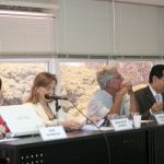 Sonia Maria Ramos Vasconcelos, Marisa Russo Lecointre, Luiz Henrique Lopes dos Santos e Edson Watanabe Sonia Maria Ramos Vasconcelos, Marisa Russo Lecointre, Luiz Henrique Lopes dos Santos e Edson Watanabe