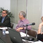 Marcelo Leite, José Eli da Veiga e Sonia Barros de Oliveira