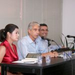Elbia Melo, José Eli da Veiga e Osvaldo Soliano Pereira