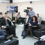 Renato Janine, Massimo Canevacci, Deisy Ventura, Bernardo Sorj e Pedro Dallari Renato Janine, Massimo Canevacci, Deisy Ventura, Bernardo Sorj e Pedro Dallari