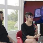 Salvatore Iaconesi, Oriana Persico e Luca Simeoni via video conferência