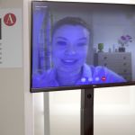 Flávia Kremer via videoconferência Flávia Kremer via videoconferência