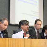 Joviles Trevisol, Carlos Gilberto Carlotti Junior, Klaus Werner Capelle e os relatores Valdir Fernandes e Amanda Silveira Carbone - Mesa Redonda 2 Joviles Trevisol, Carlos Gilberto Carlotti Junior, Klaus Werner Capelle e os relatores Valdir Fernandes e Amanda Silveira Carbone - Mesa Redonda 2