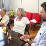 Eduardo Krieger, Sylvia Leser de Mello e carlos Henrique de Brito Cruz Eduardo Krieger, Sylvia Leser de Mello e carlos Henrique de Brito Cruz