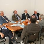 A partir da esquerda, César Ades, João Steiner, Umberto Cordani, Gehard Malnic, Jacques Marcovitch, CArlos Guilherme Mota, Alfredo Bosi e Hernan Chaimovich A partir da esquerda, César Ades, João Steiner, Umberto Cordani, Gehard Malnic, Jacques Marcovitch, CArlos Guilherme Mota, Alfredo Bosi e Hernan Chaimovich