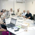 A partir da esquerda, Fátima Moreno, Fernanda Cunha Rezende, Regina P. Markus, Hamilton Varela, Rafael Borsanelli, Martin Grossmann, João Cyro André, Guilherme Ary Plonski, Paulo Saldiva, Alfredo Bosi e Eugênio Bucci A partir da esquerda, Fátima Moreno, Fernanda Cunha Rezende, Regina P. Markus, Hamilton Varela, Rafael Borsanelli, Martin Grossmann, João Cyro André, Guilherme Ary Plonski, Paulo Saldiva, Alfredo Bosi e Eugênio Bucci